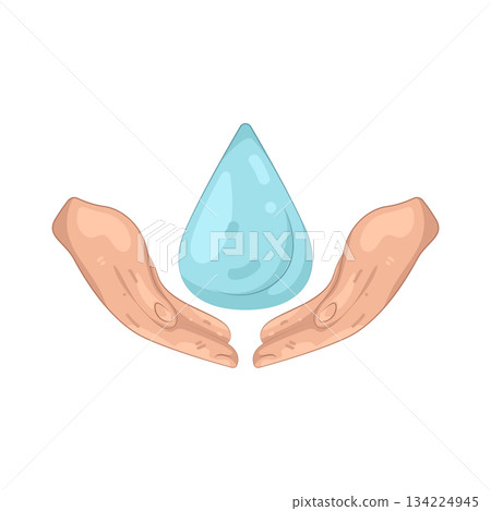 Illustration of water supply Illustration of water supply 134224945