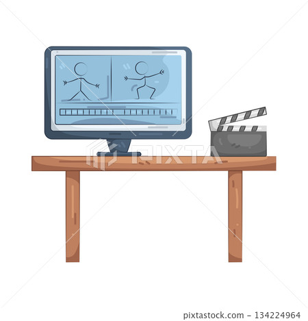 Illustration of animator Illustration of animator 134224964