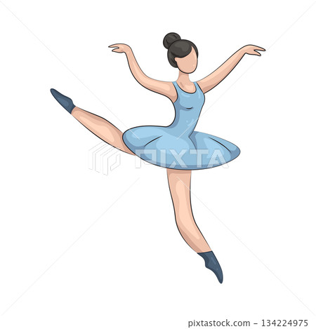 Illustration of dancer  134224975