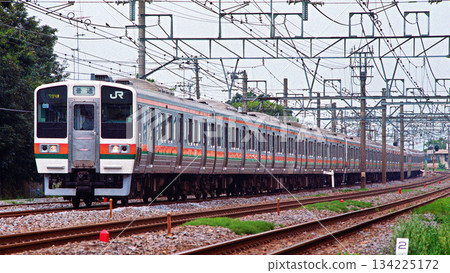 Tokaido Main Line train Tokaido Main Line train 134225172