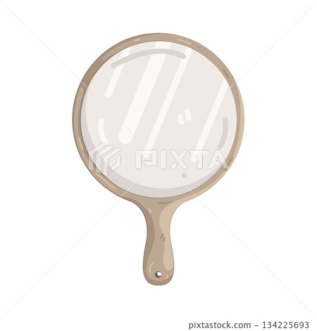 Illustration of hand mirror Illustration of hand mirror 134225693