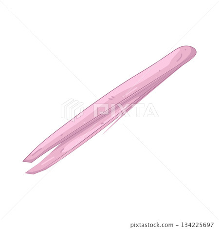 Illustration of tweezers  134225697