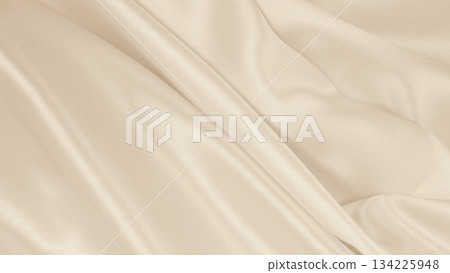Smooth elegant golden silk or satin luxury cloth texture as wedding background. Luxurious background design. In Sepia toned. Retro style Smooth elegant golden silk or satin luxury cloth texture as wedding background. Luxurious background design. In Sepia toned. Retro style 134225948