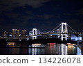 禦台場彩虹橋的夜景 134226078