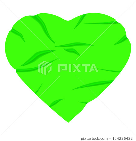 Wrinkle sticker Valentine heart icon Wrinkle sticker Valentine heart icon 134226422