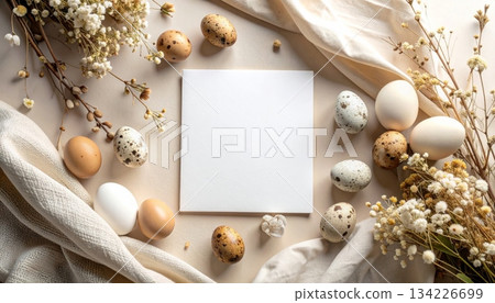 Easter-themed backgrounds are perfect for promotional backgrounds. 134226699