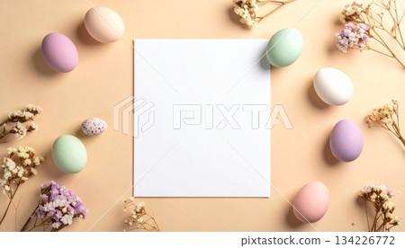 Easter-themed backgrounds are perfect for promotional backgrounds. 134226772