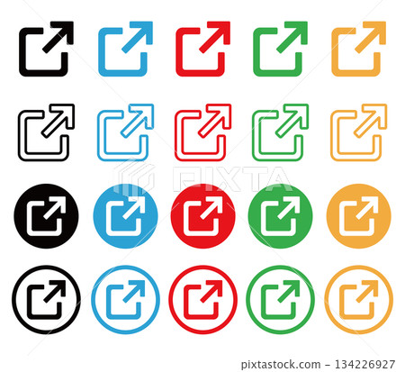 外部連結圖標集 外部連結圖標集 134226927