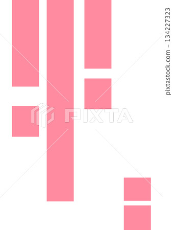 Pop geometric block and space pattern, asymmetrical pink rectangle and line design Pop geometric block and space pattern, asymmetrical pink rectangle and line design 134227323