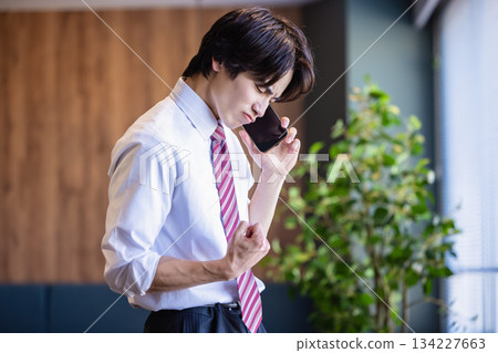 A young business person A young business person 134227663