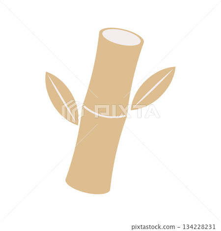 簡單的竹子插圖,竹葉,竹子,漂白竹子,棕色,米色 簡單的竹子插圖,竹葉,竹子,漂白竹子,棕色,米色 134228231