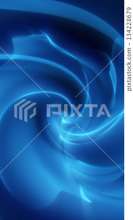 Smooth swirling blue light forming a fluid abstract vortex in motion Smooth swirling blue light forming a fluid abstract vortex in motion 134228679