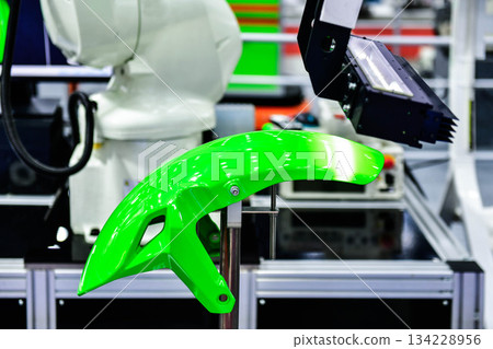 Automation with High speed scanning inspection for large products and curved surfaces of automotive parts Automation with High speed scanning inspection for large products and curved surfaces of automotive parts 134228956