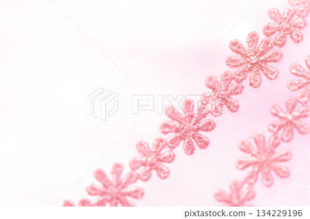 Lace flower background material 134229196