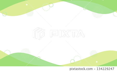 柔和色調波浪簡約商務背景框架 134229247