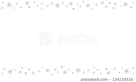 A simple and cute frame background of sparkling stars A simple and cute frame background of sparkling stars 134229310