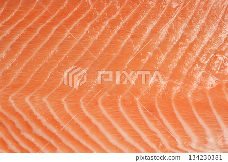 Raw Salmon Fillet Texture Raw Salmon Fillet Texture 134230381