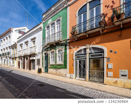Traditional old Portuguese houses at Rua Filipe Alistao street i 134230984
