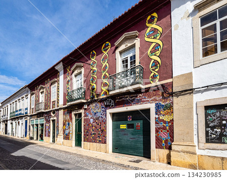 Traditional old Portuguese houses at Rua Filipe Alistao street i Traditional old Portuguese houses at Rua Filipe Alistao street i 134230985