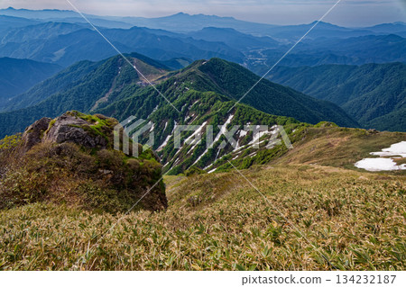 View of Tanigawadake / Nishikuro Ridge Zanghe Rock and Tenjindaira / Akagiyama View of Tanigawadake / Nishikuro Ridge Zanghe Rock and Tenjindaira / Akagiyama 134232187
