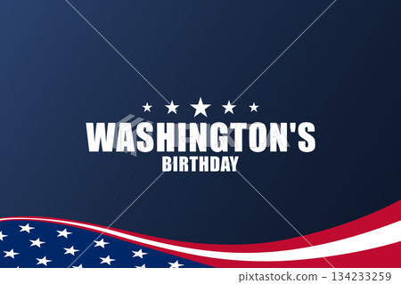 February Festivity Commemorating Washington's Birthday 134233259