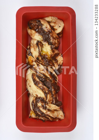Unbaked Chocolate Babka 134233288