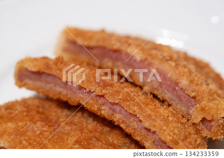 Image of ham cutlet as a side dish Image of ham cutlet as a side dish 134233359