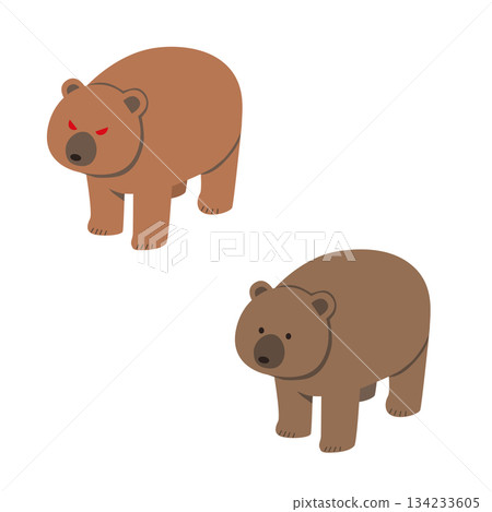 棕熊插畫 棕熊插畫 134233605