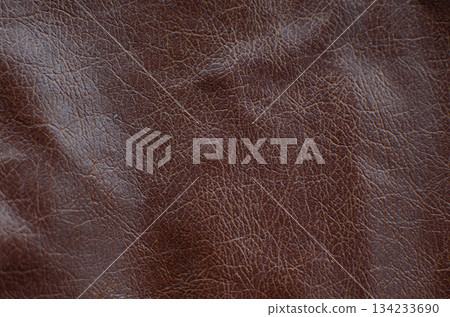 Leather brown background, eco leather Leather brown background, eco leather 134233690