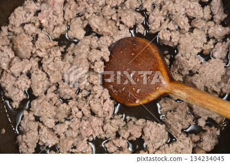 Cooked Ground Meat Cooked Ground Meat 134234045