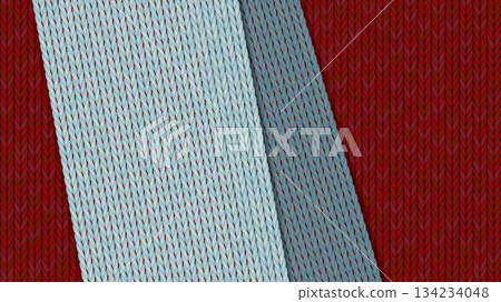 Light blue cloth placed on top of red cloth background Light blue cloth placed on top of red cloth background 134234048
