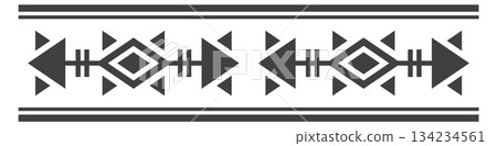 A black and white design with arrows and diamonds A black and white design with arrows and diamonds 134234561