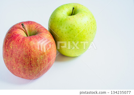 San Fuji and Orin apples 134235077