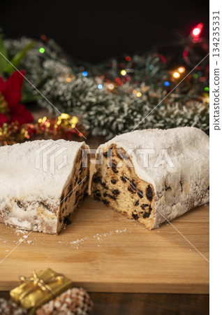 德式聖誕蛋糕 134235331