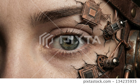 Neural Mirror: AI Portrait Exploring the Boundaries of Human Digital Consciousness 134235935