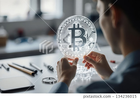 Hands Building Physical Model of Blockchain Validator Node Hands Building Physical Model of Blockchain Validator Node 134236015