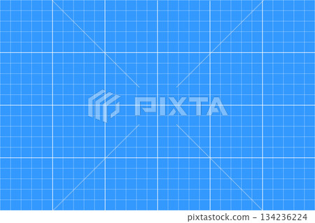 Blueprint grid sheet background. Checkered blank page layout for school or college notebook, office work, drafting, plotting, engineering or architecting measuring, cutting mat Blueprint grid sheet background. Checkered blank page layout for school or college notebook, office work, drafting, plotting, engineering or architecting measuring, cutting mat 134236224