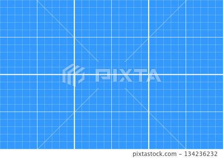 Blueprint grid background. Checkered blank template for cutting mat, office work, mechanics scheme, drawing, drafting, plotting, engineering or architecting measuring Blueprint grid background. Checkered blank template for cutting mat, office work, mechanics scheme, drawing, drafting, plotting, engineering or architecting measuring 134236232