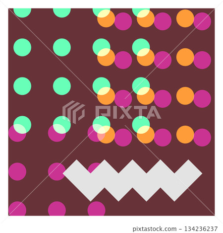 A colorful abstract design with many different colored circles A colorful abstract design with many different colored circles 134236237
