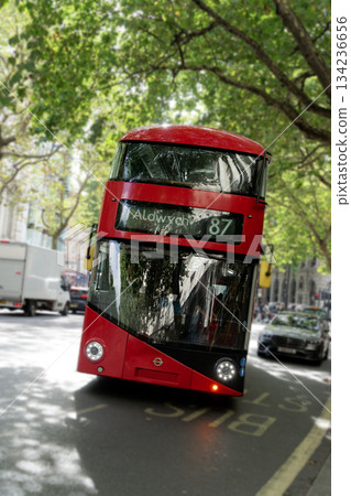 London two-storey bus 134236656