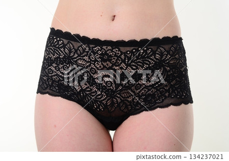 Photo of young slim woman in stylish lingerie Photo of young slim woman in stylish lingerie 134237021