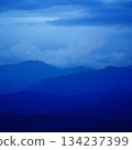 Layered blue mountain 134237399