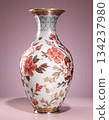 vase on the white background 134237980