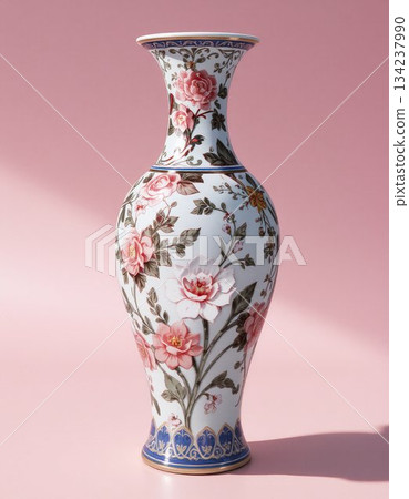 vase flower on white background 134237990
