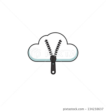 Conceptual digital file compression representation depicting data shrinking within virtual storage Conceptual digital file compression representation depicting data shrinking within virtual storage 134238637