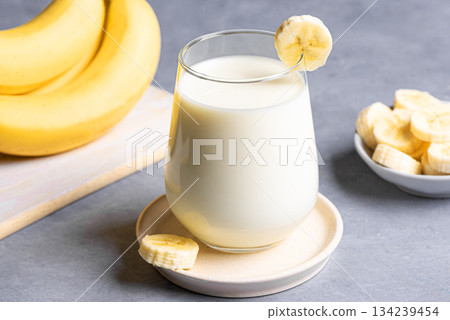Korean banana milk 134239454