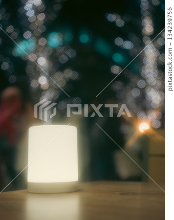 Christmas scenery street 134239756