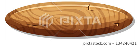 A wooden sign with a rough surface and a grainy texture A wooden sign with a rough surface and a grainy texture 134240421