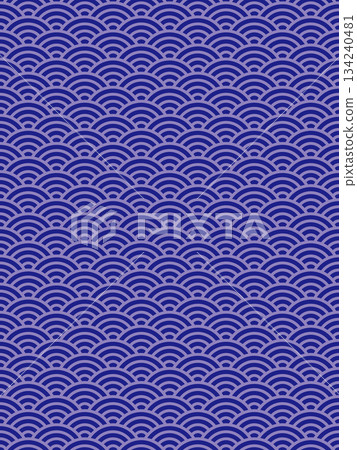 海軍藍青海波圖案 海軍藍青海波圖案 134240481