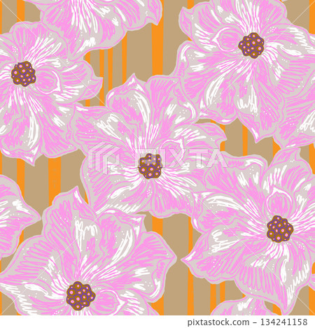 floral background with flowers floral background with flowers 134241158